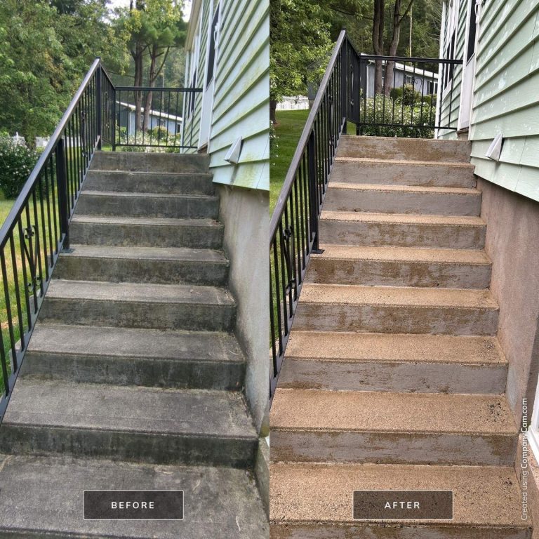 Concrete Cleaning in northern Connecticut and MA area