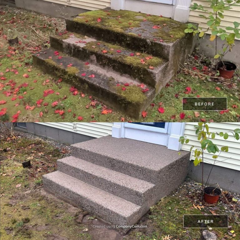 Concrete Cleaning in northern Connecticut and MA area